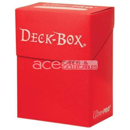 Ultra PRO Deck Box 80+ Solid Colour-Red-Ultra PRO-Ace Cards &amp; Collectibles