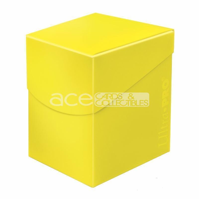 Ultra PRO Deck Box Eclipse PRO 100+-Lemon Yellow-Ultra PRO-Ace Cards &amp; Collectibles