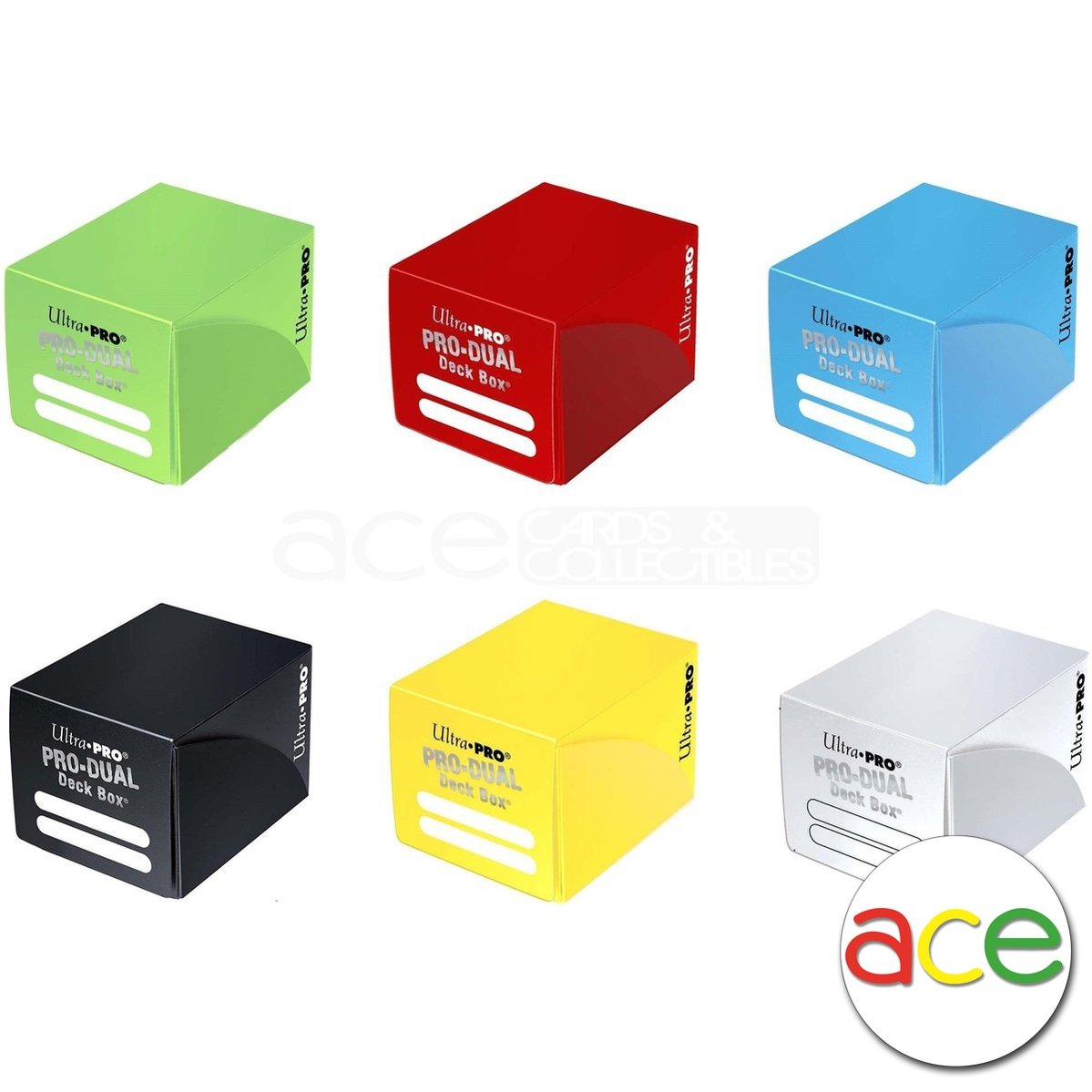 Ultra PRO Deck Box PRO Dual Small 120+-Black-Ultra PRO-Ace Cards & Collectibles