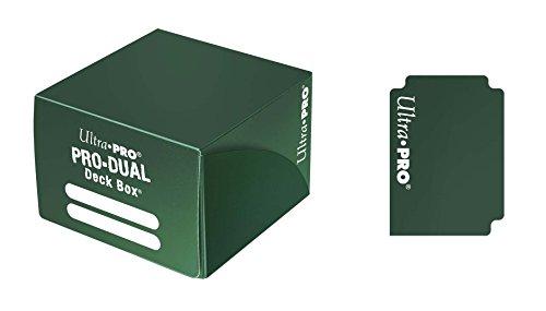 Ultra PRO Deck Box PRO Dual Standard 180+-Green-Ultra PRO-Ace Cards &amp; Collectibles