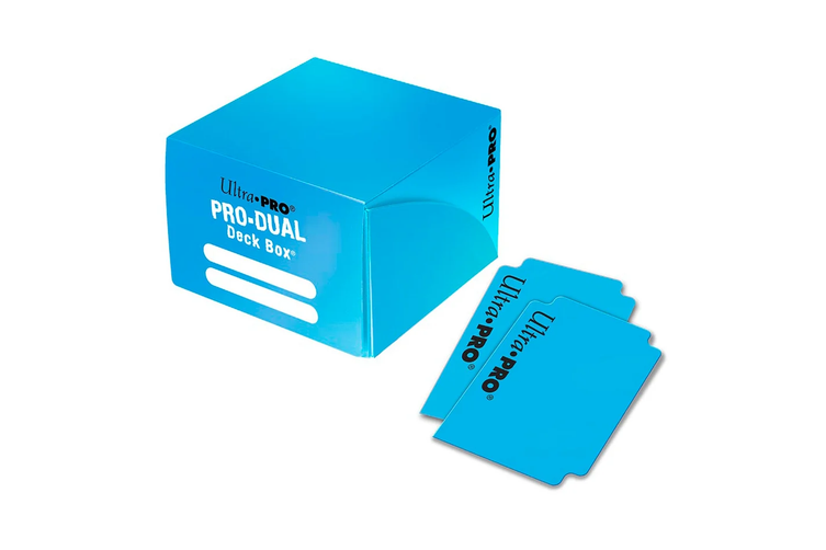 Ultra PRO Deck Box PRO Dual Standard 180+-Light Blue-Ultra PRO-Ace Cards &amp; Collectibles