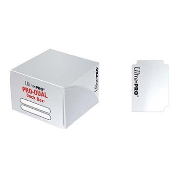 Ultra PRO Deck Box PRO Dual Standard 180+-White-Ultra PRO-Ace Cards &amp; Collectibles