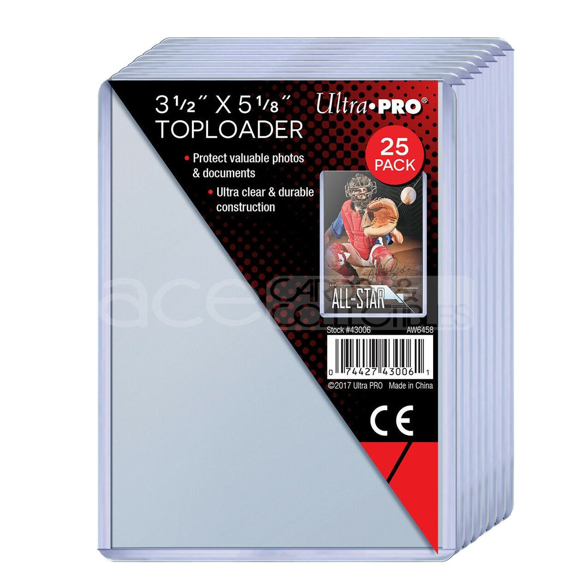 Ultra PRO Toploader 3 1/2' X 5 1/8' (Transformer Card Game Large Card)-Loose Piece (Clear)-Ultra PRO-Ace Cards & Collectibles