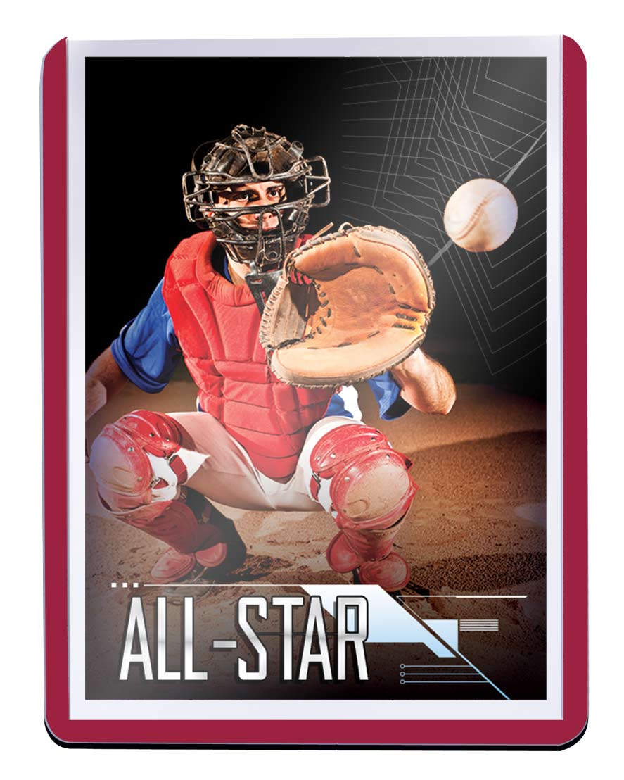 Ultra PRO Toploader 3" x 4" (Red Border)-Loose Piece (Red Border)-Ultra PRO-Ace Cards & Collectibles