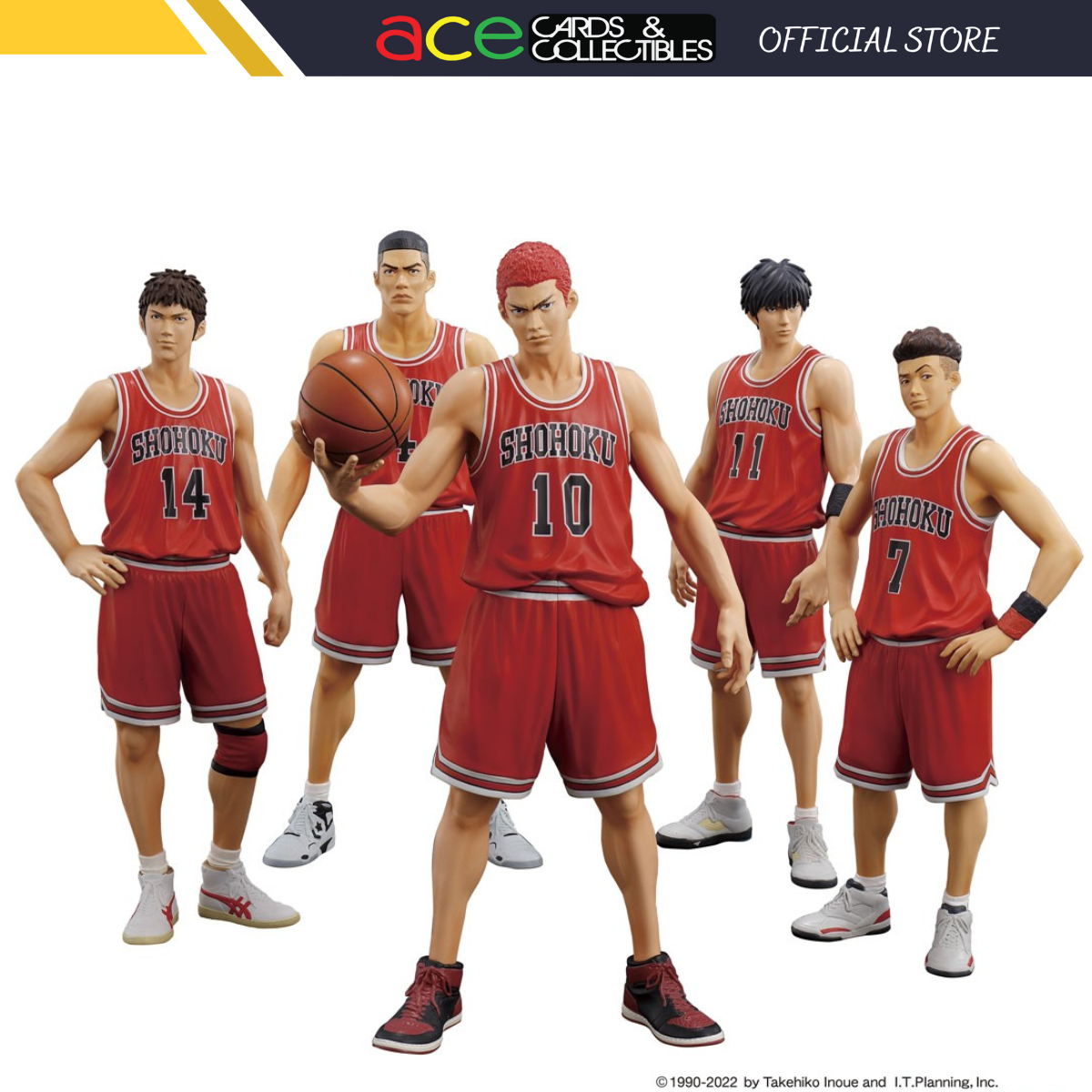 One And Only Slam Dunk Shohoku Starting Member Set-Union Creative-Ace Cards &amp; Collectibles