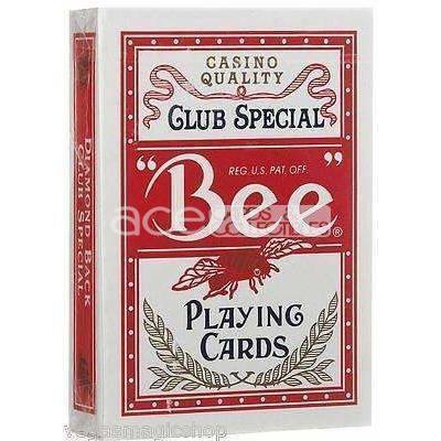 Bee Club Special Standard Playing Cards-Red-United States Playing Cards Company-Ace Cards &amp; Collectibles