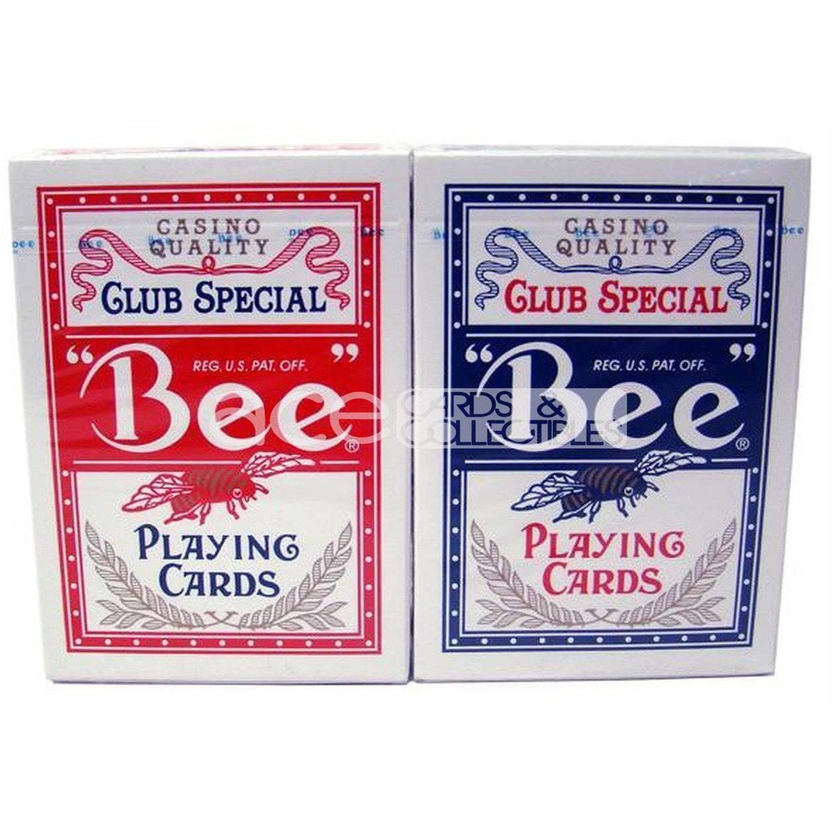 Bee Club Special Standard Playing Cards-Red-United States Playing Cards Company-Ace Cards &amp; Collectibles
