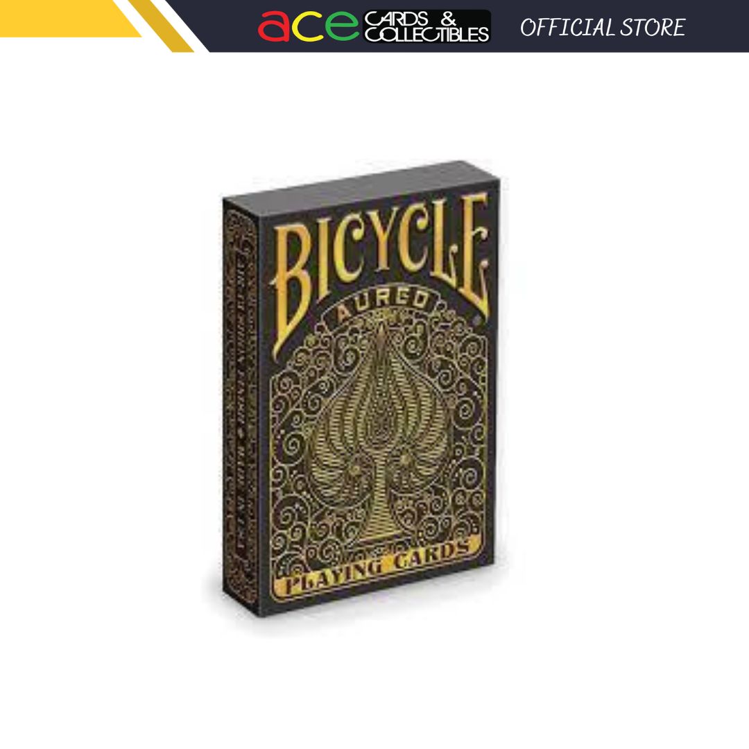 Bicycle Aureo Black Playing Cards-United States Playing Cards Company-Ace Cards &amp; Collectibles