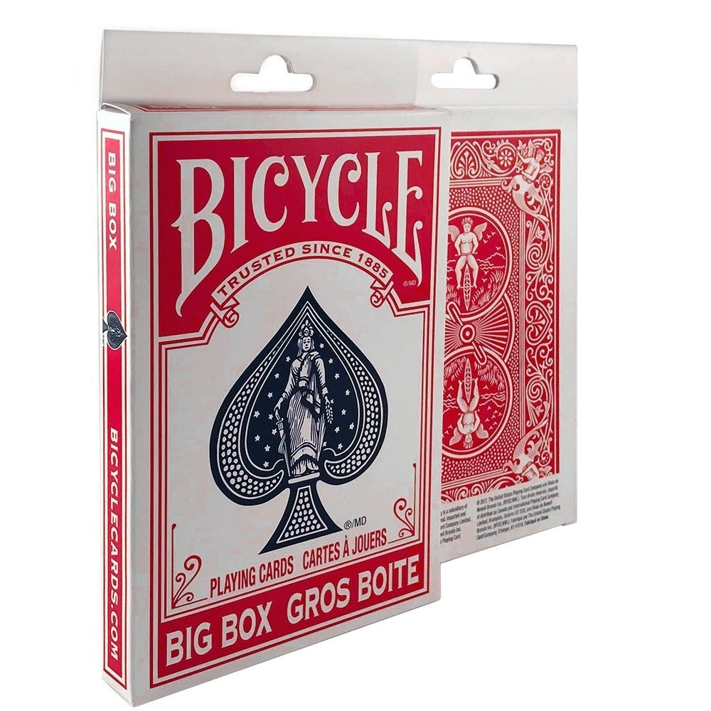 Bicycle Big Box Playing Cards-Blue-United States Playing Cards Company-Ace Cards &amp; Collectibles