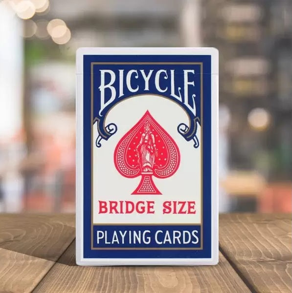 Bicycle Bridge Size Standard Playing Cards-Blue-United States Playing Cards Company-Ace Cards &amp; Collectibles