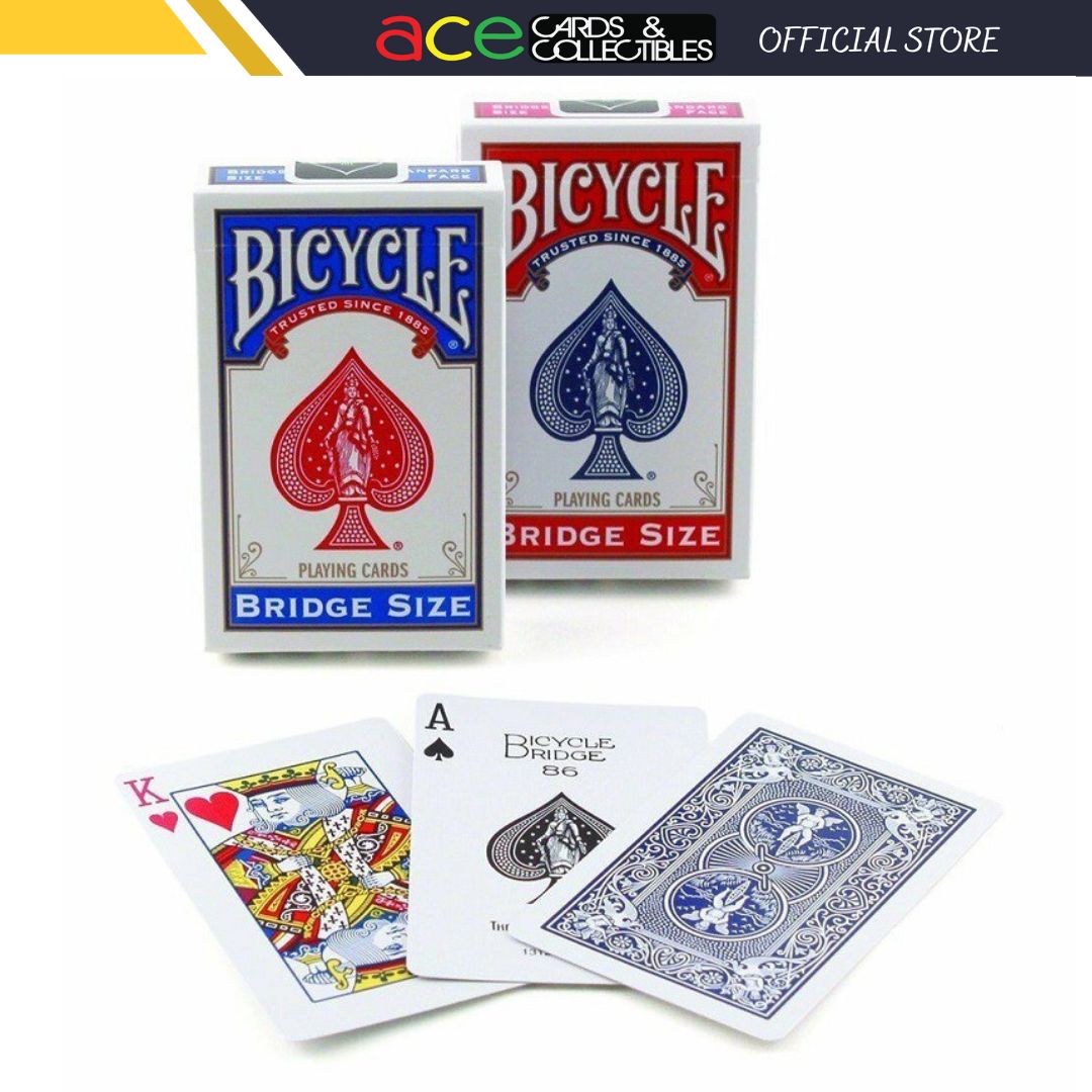 Bicycle Bridge Size Standard Playing Cards-Red-United States Playing Cards Company-Ace Cards &amp; Collectibles