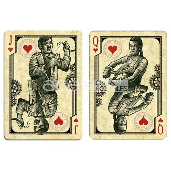 Bicycle Collar Playing Cards-White-United States Playing Cards Company-Ace Cards &amp; Collectibles