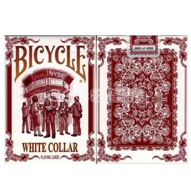 Bicycle Collar Playing Cards-White-United States Playing Cards Company-Ace Cards & Collectibles