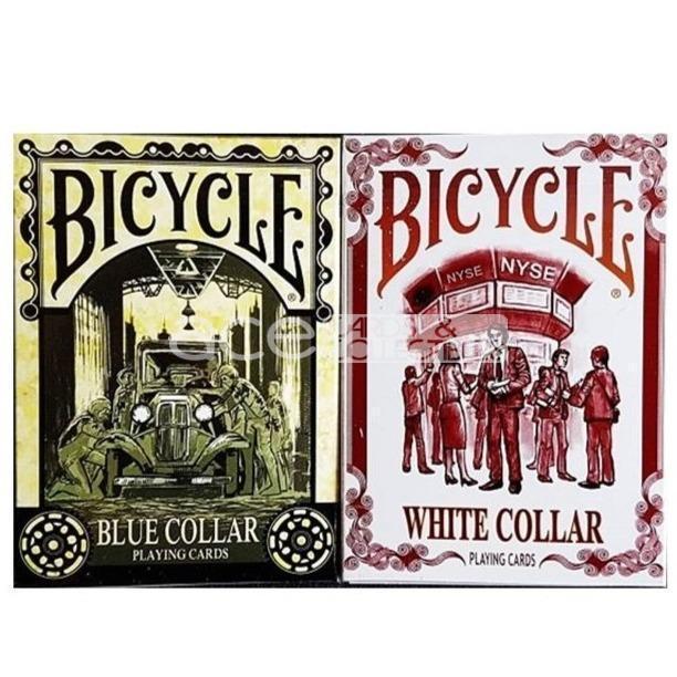 Bicycle Collar Playing Cards-White-United States Playing Cards Company-Ace Cards & Collectibles
