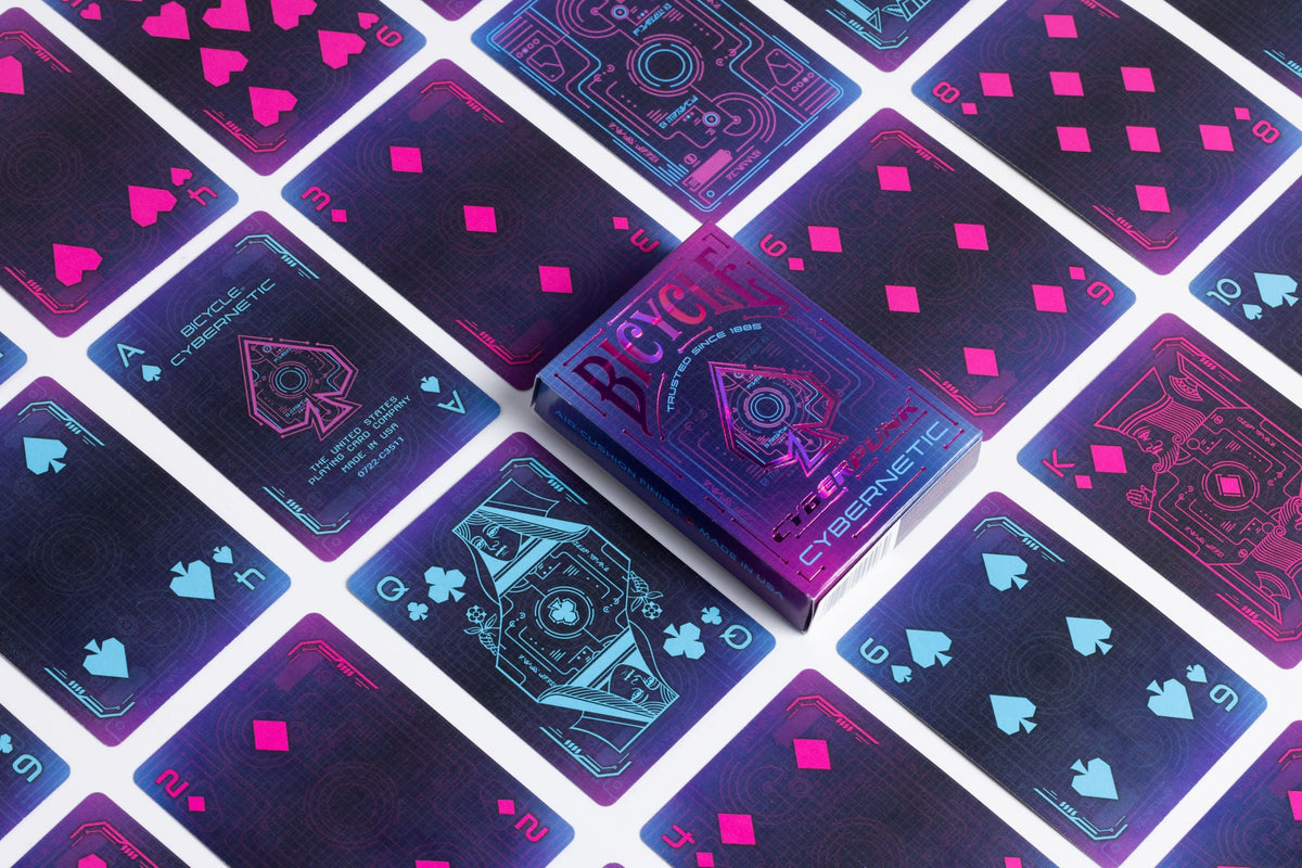 Bicycle Cyberpunk Cybernetic Playing Cards-United States Playing Cards Company-Ace Cards &amp; Collectibles