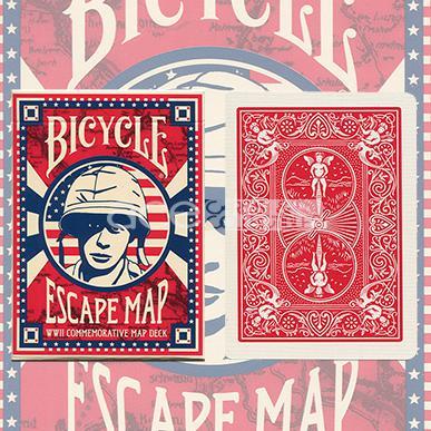 Bicycle Escape Map Playing Cards-United States Playing Cards Company-Ace Cards &amp; Collectibles