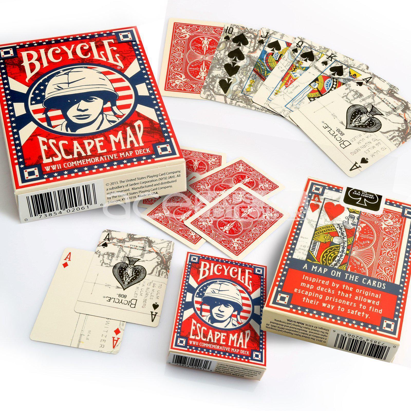 Playing Cards Map Bicycle Escape Map Playing Cards - Ace Cards Sdn Bhd