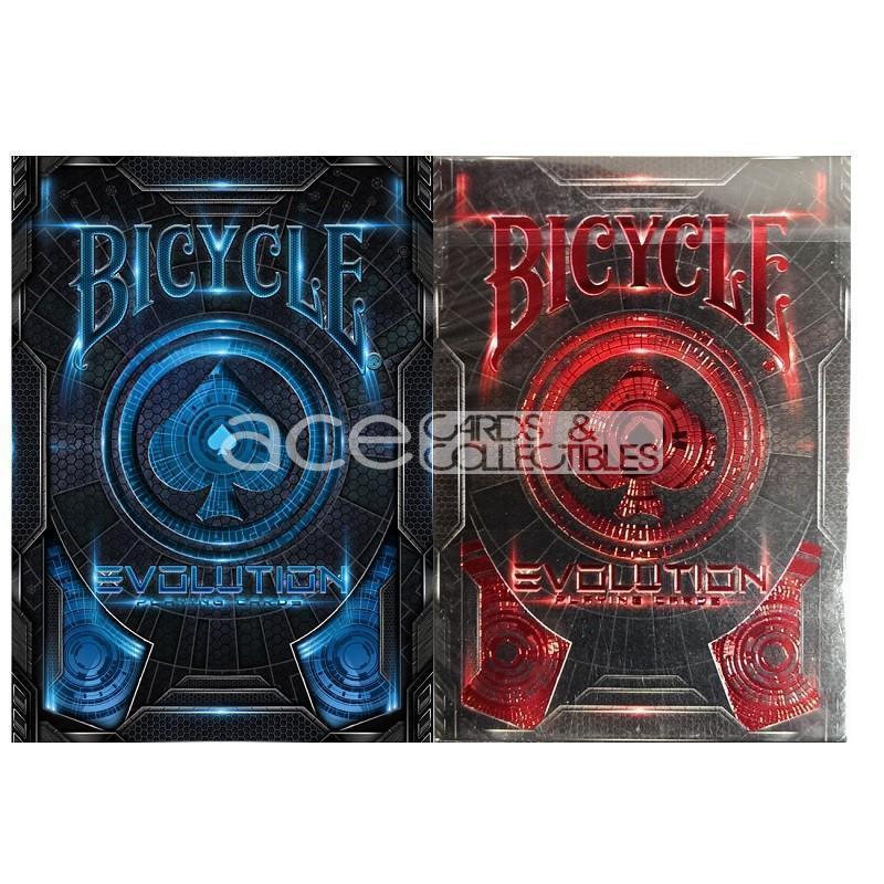 Bicycle Evolution Playing Cards-Red-United States Playing Cards Company-Ace Cards &amp; Collectibles