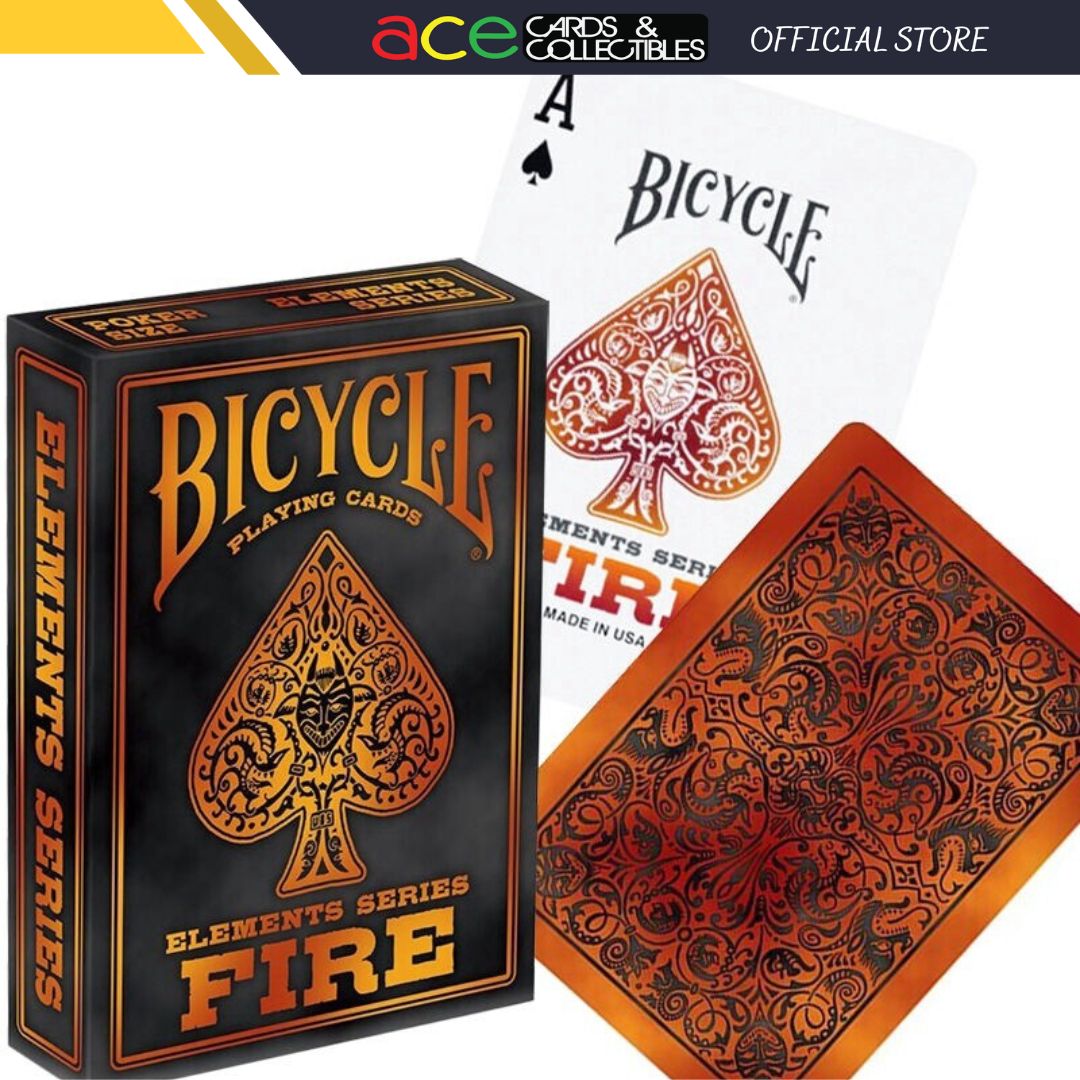 Bicycle Fire Elements Series Playing Cards-United States Playing Cards Company-Ace Cards & Collectibles