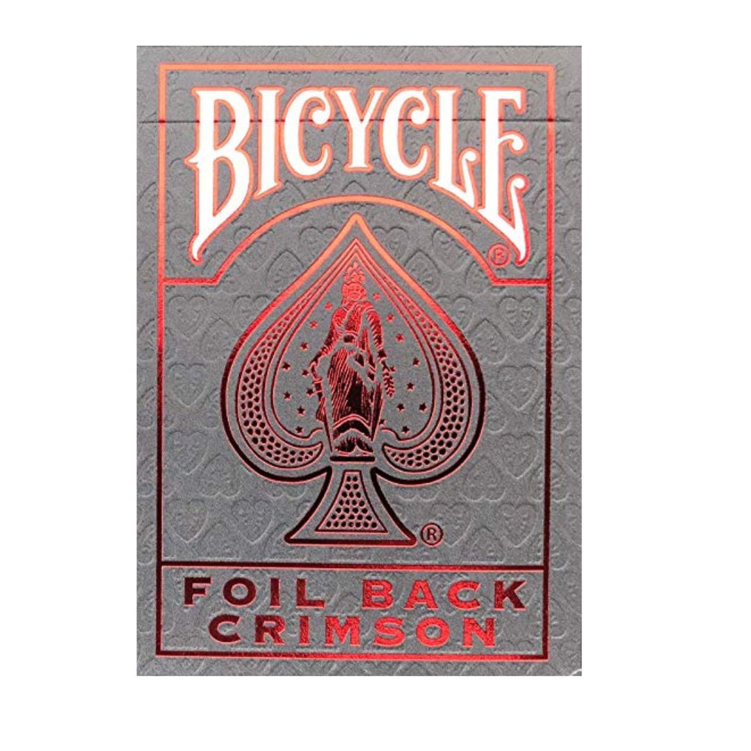 Bicycle Foil Back Playing Cards-Cobalt (Blue)-United States Playing Cards Company-Ace Cards & Collectibles
