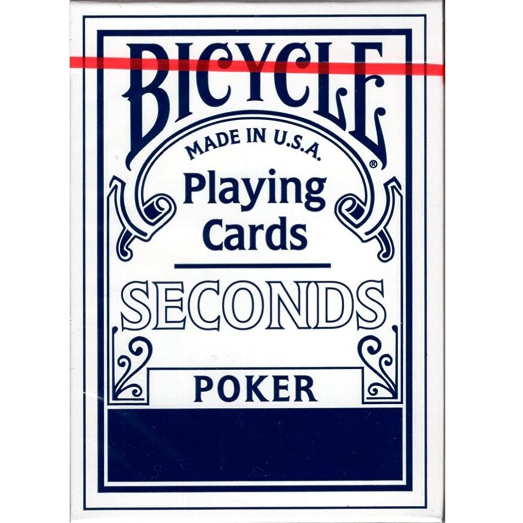 Bicycle International Standard Seconds Poker Playing Cards-Blue-United States Playing Cards Company-Ace Cards &amp; Collectibles