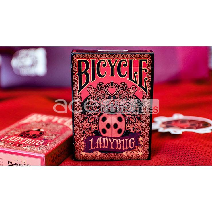Bicycle Ladybug Playing Cards-Black-United States Playing Cards Company-Ace Cards &amp; Collectibles