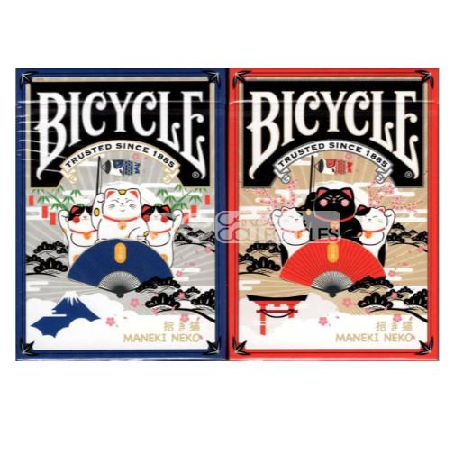 Bicycle Maneki Neko Playing Cards-Red-United States Playing Cards Company-Ace Cards & Collectibles