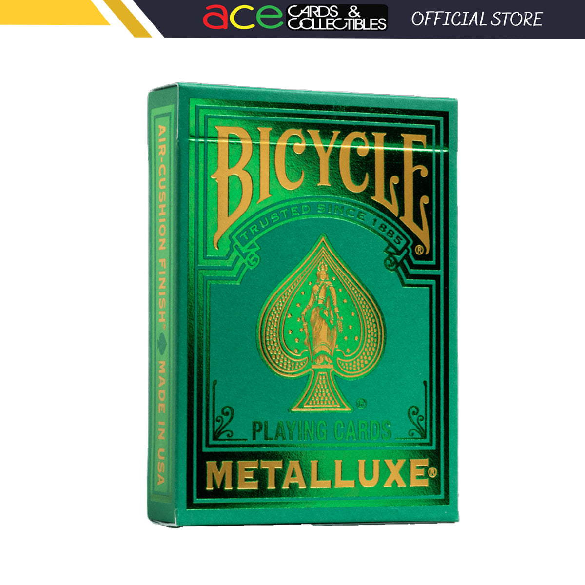 Bicycle Metalluxe Green Playing Cards-United States Playing Cards Company-Ace Cards & Collectibles