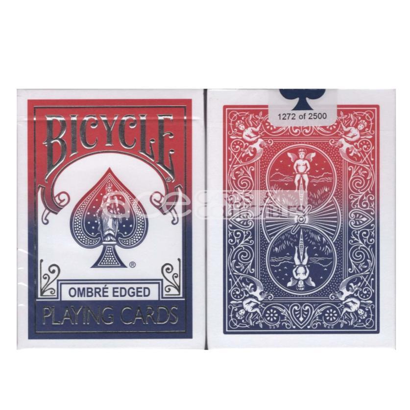 Bicycle Ombre Edged Limited Edition Numbered Seals Playing Cards-United States Playing Cards Company-Ace Cards & Collectibles