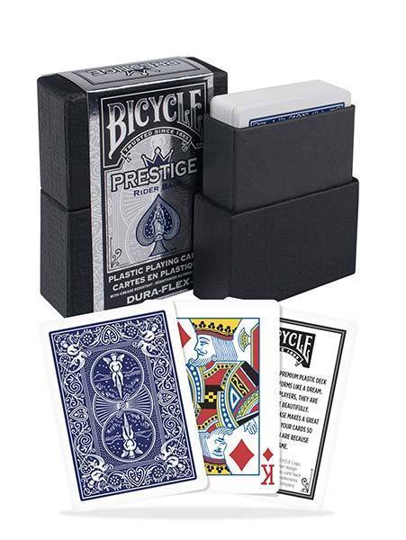 Bicycle Prestige Playing Cards-Standard Blue-United States Playing Cards Company-Ace Cards &amp; Collectibles