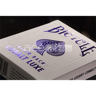 Bicycle Rider Back Luxe Playing Cards-Cobalt Luxe (Blue)-United States Playing Cards Company-Ace Cards &amp; Collectibles