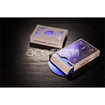 Bicycle Rider Back Luxe Playing Cards-Cobalt Luxe (Blue)-United States Playing Cards Company-Ace Cards &amp; Collectibles