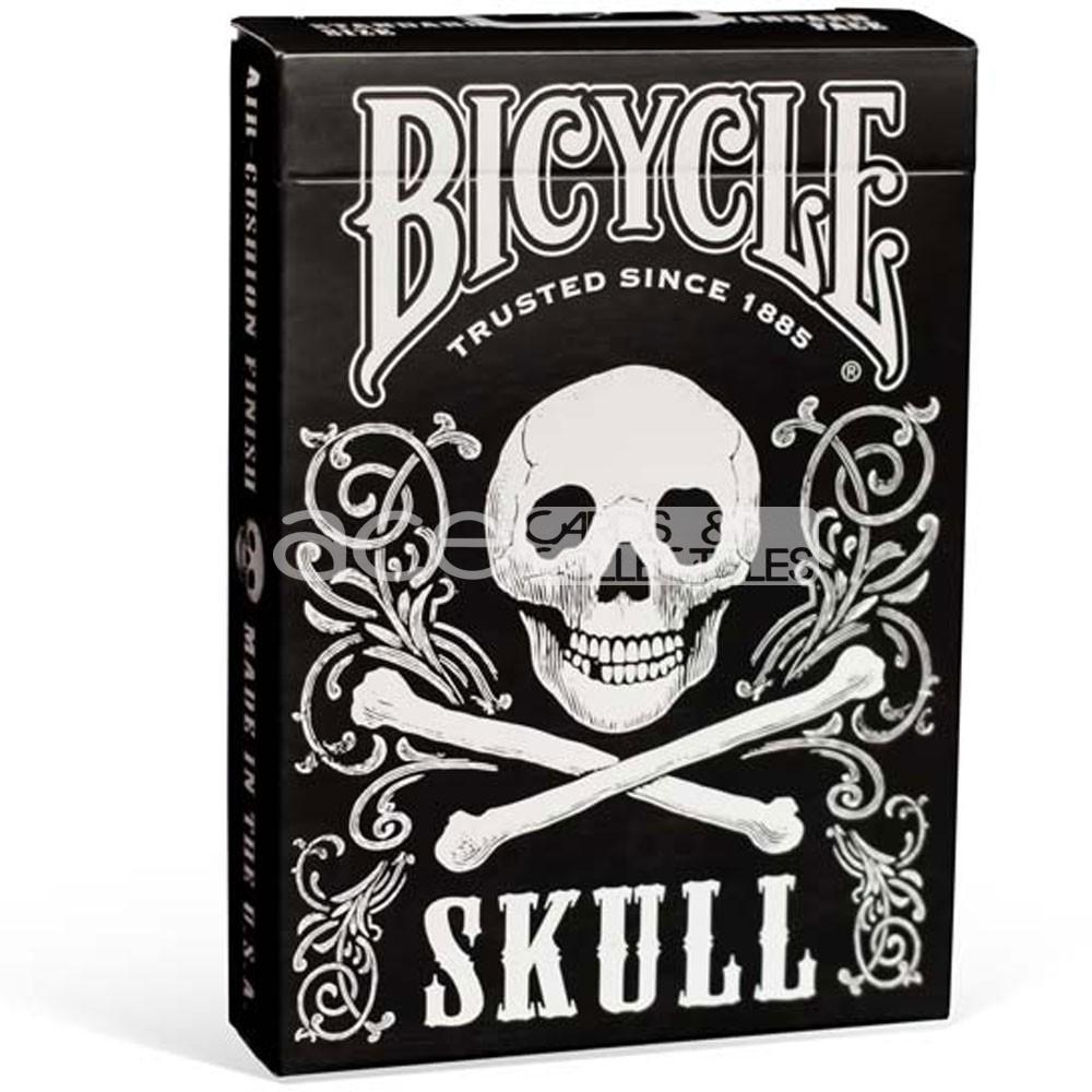 Bicycle Skull Playing Cards-Black-United States Playing Cards Company-Ace Cards & Collectibles