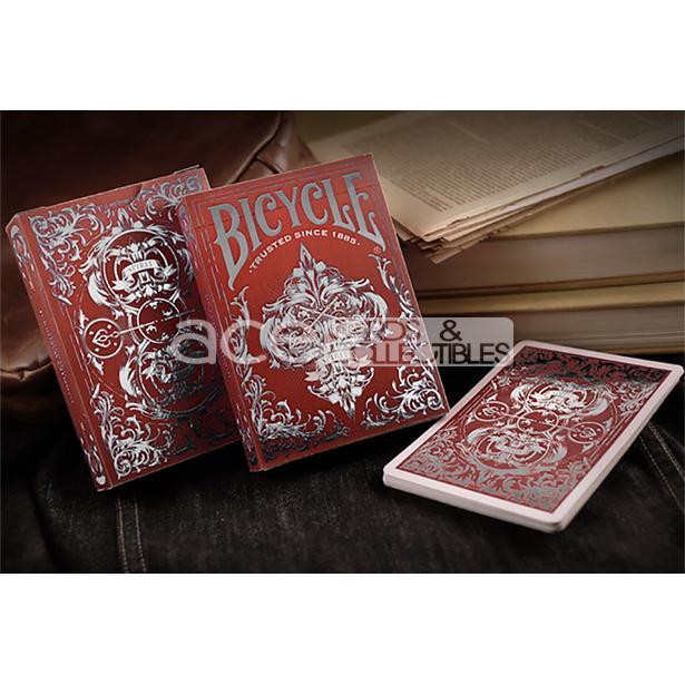 Bicycle Spirit II Red MetalLuxe Playing Cards-United States Playing Cards Company-Ace Cards & Collectibles