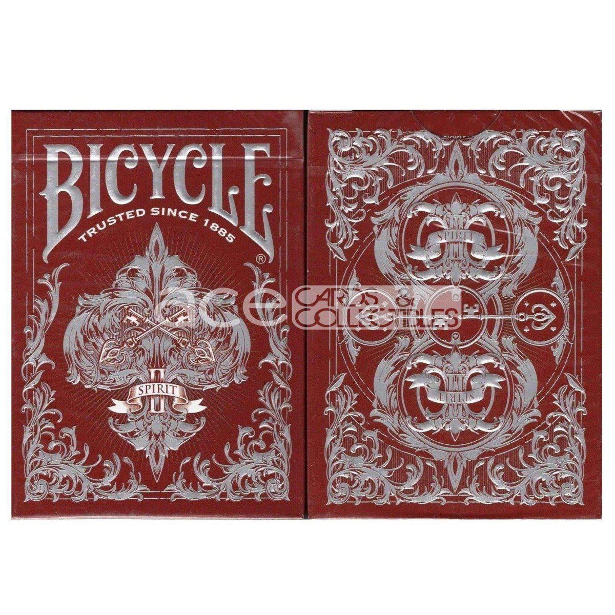 Bicycle Spirit II Red MetalLuxe Playing Cards-United States Playing Cards Company-Ace Cards &amp; Collectibles