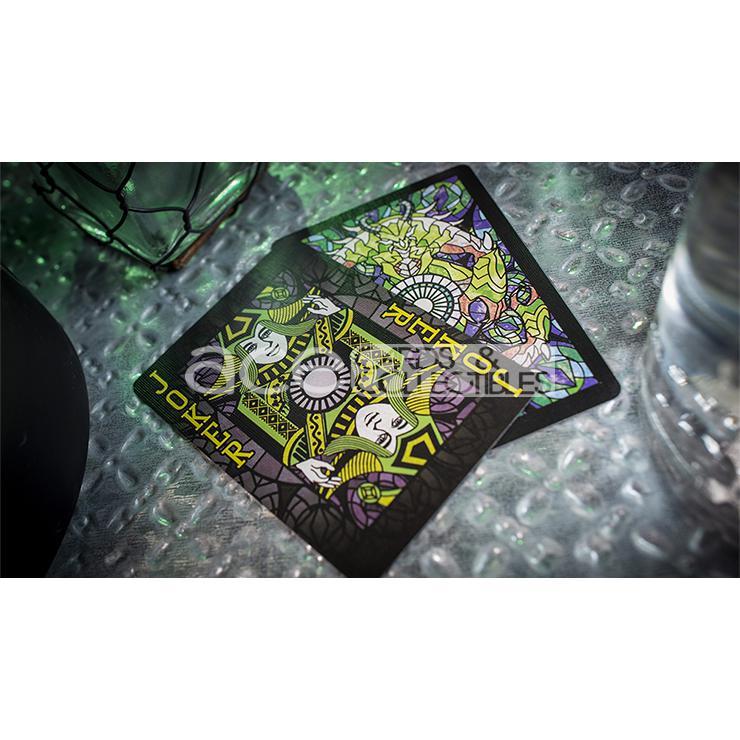 Bicycle Stained Glass Behemoth Playing Cards-United States Playing Cards Company-Ace Cards &amp; Collectibles