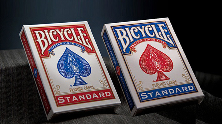 Bicycle Standard 2 decks Red &amp; Blue Playing Cards-United States Playing Cards Company-Ace Cards &amp; Collectibles