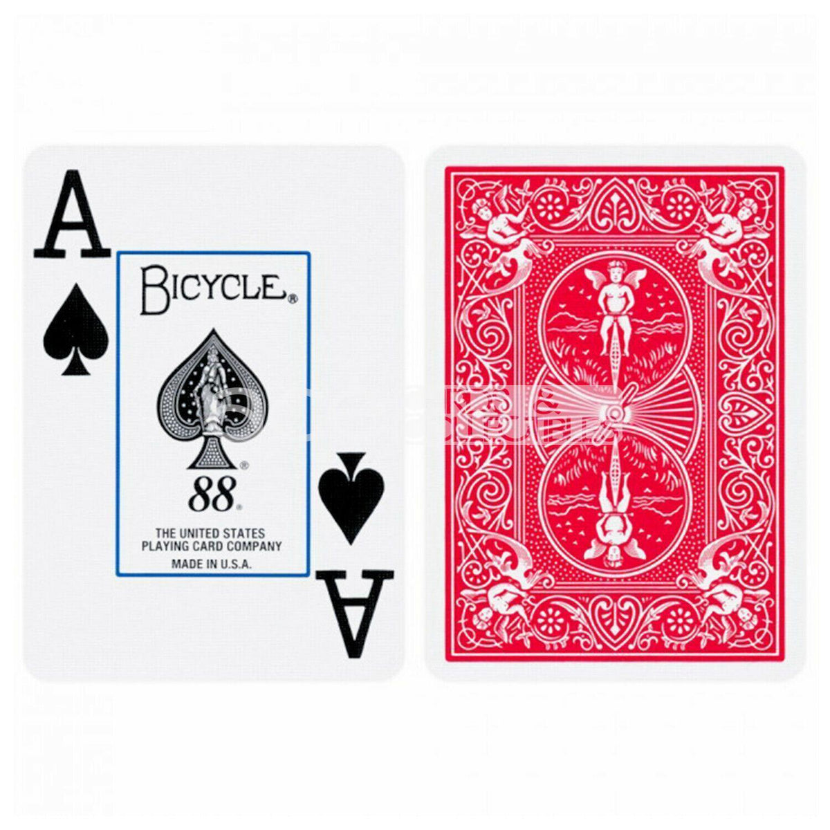 Bicycle Standard Size Jumbo Face Playing Cards-Red-United States Playing Cards Company-Ace Cards &amp; Collectibles
