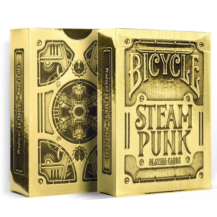 Bicycle Steampunk Playing Cards-Gold-United States Playing Cards Company-Ace Cards & Collectibles