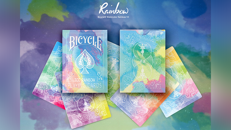 Bicycle TCC Rainbow V2 Playing Cards-Normal-United States Playing Cards Company-Ace Cards &amp; Collectibles