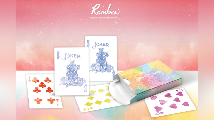 Bicycle TCC Rainbow V2 Playing Cards-Normal-United States Playing Cards Company-Ace Cards &amp; Collectibles