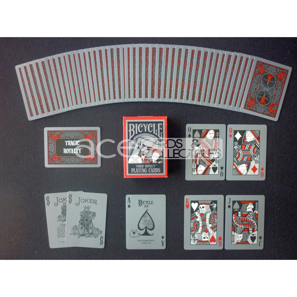 Bicycle Tragic Royalty Playing Cards-United States Playing Cards Company-Ace Cards &amp; Collectibles
