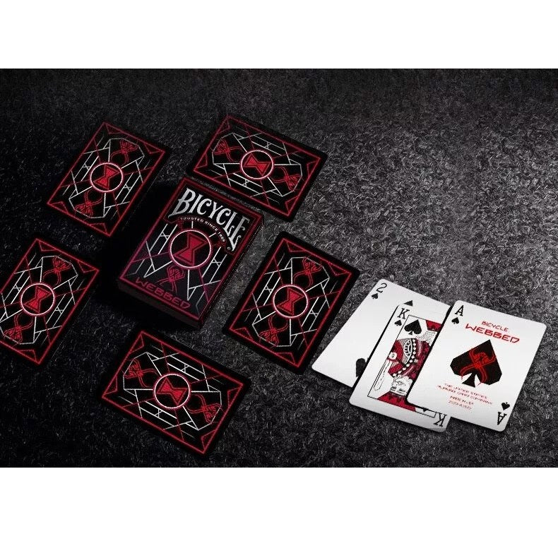 Bicycle Webbed Playing Cards-United States Playing Cards Company-Ace Cards &amp; Collectibles