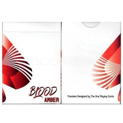 Blood Amber Playing Cards By The One-United States Playing Cards Company-Ace Cards & Collectibles