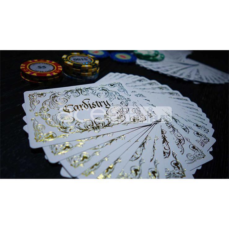 Cardistry Calligraphy Golden Foil Limited Edition Playing Cards-United States Playing Cards Company-Ace Cards &amp; Collectibles