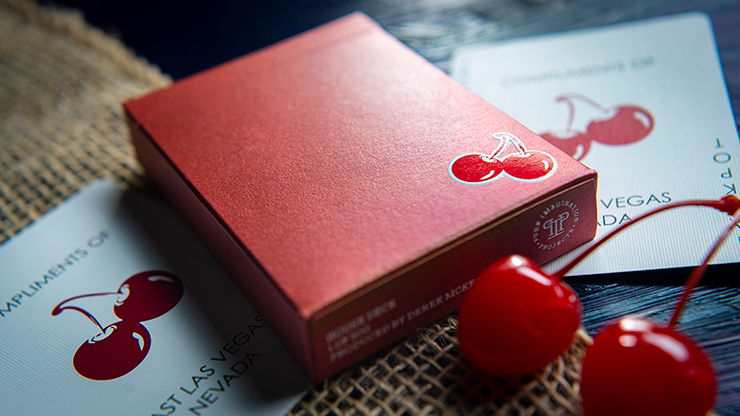 Cherry Casino House Deck Limited Edition Numbered Seals Playing Cards (Reno Red)-United States Playing Cards Company-Ace Cards & Collectibles