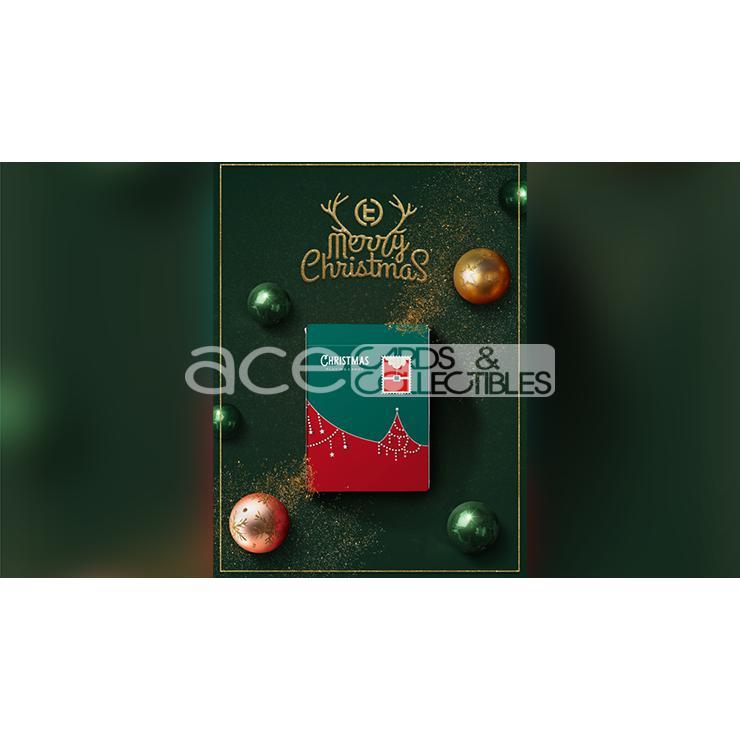 Christmas Playing Card By TCC-Green-United States Playing Cards Company-Ace Cards &amp; Collectibles