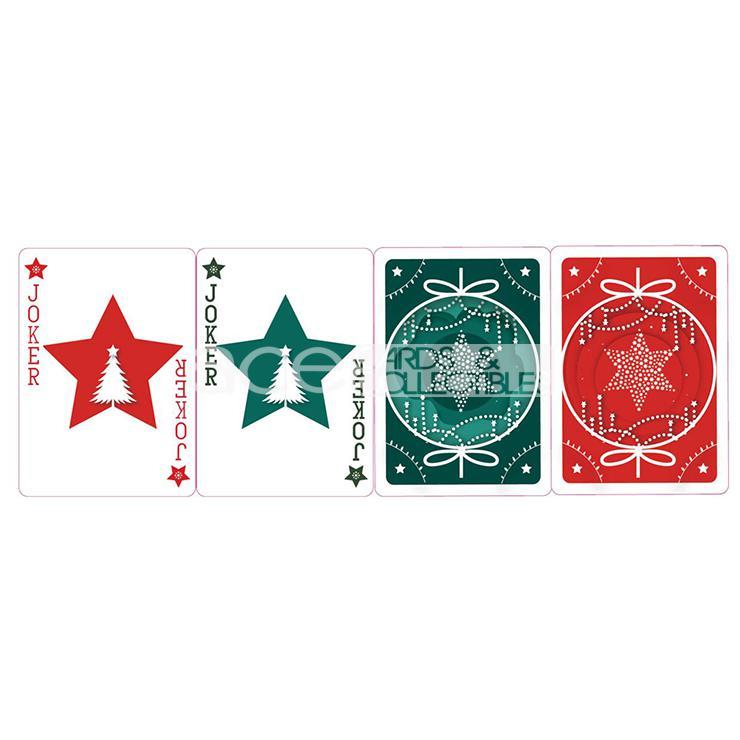 Christmas Playing Card By TCC-Red-United States Playing Cards Company-Ace Cards &amp; Collectibles