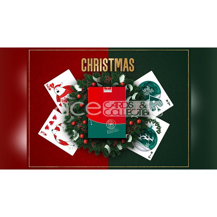 Christmas Playing Card By TCC-Red-United States Playing Cards Company-Ace Cards &amp; Collectibles
