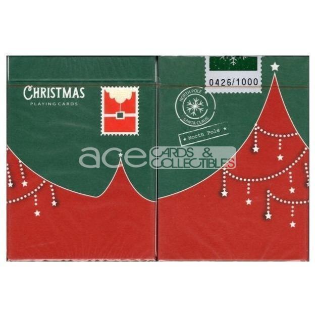 Christmas Playing Card By TCC-Red-United States Playing Cards Company-Ace Cards & Collectibles
